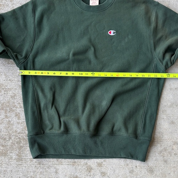 Champion Vintage Dark Green Reverse Weave Crewneck Sweatshirt - Picture 9 of 13